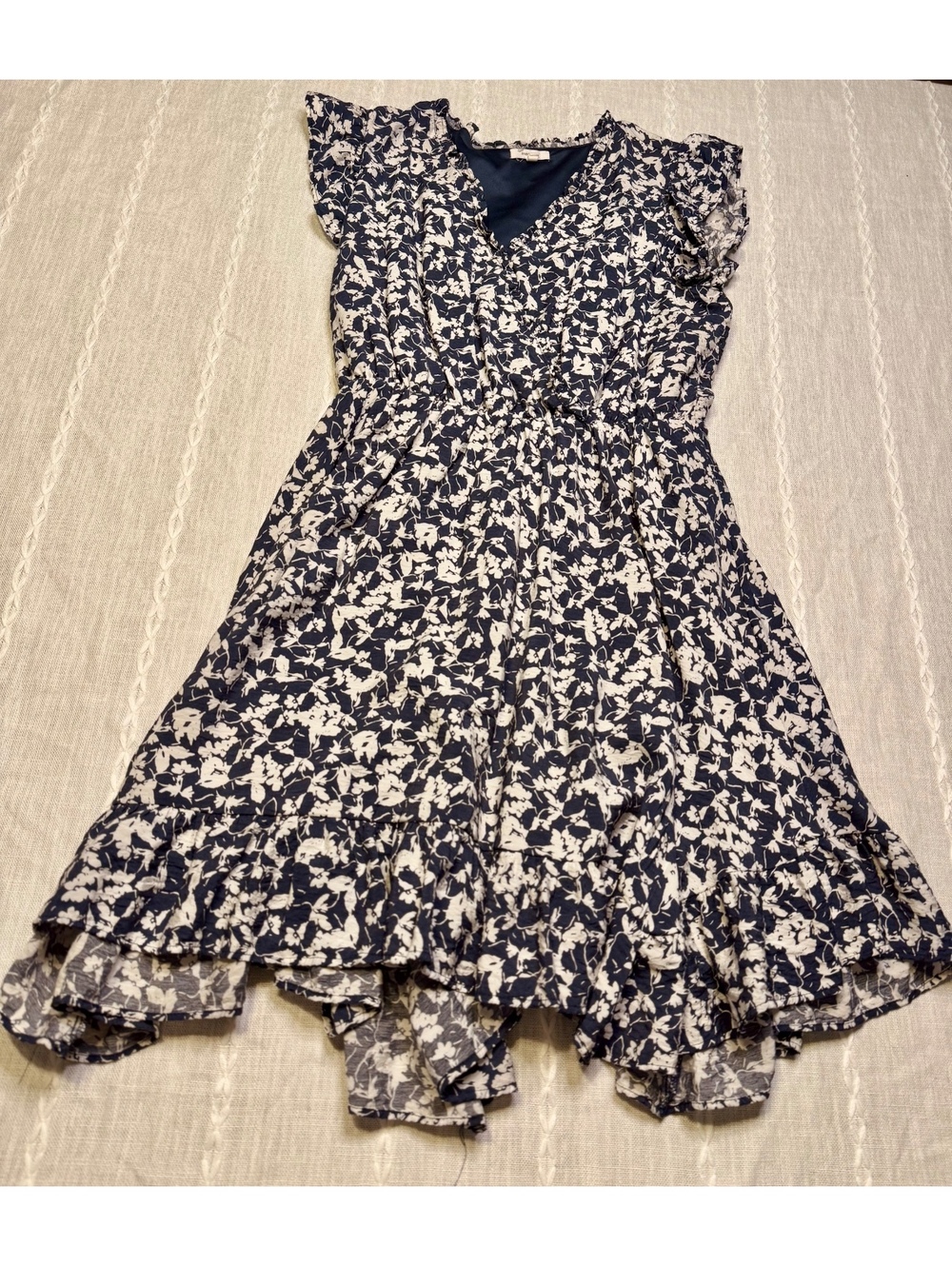 Maurice’s blue floral dress size large